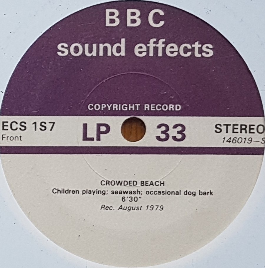 Picture of label singles BBC - Sound effects-ECS